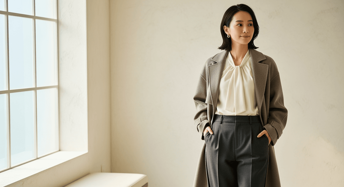 35〜45歳のためのシンプルで洗練された着こなし術｜毎朝迷わないワードローブ