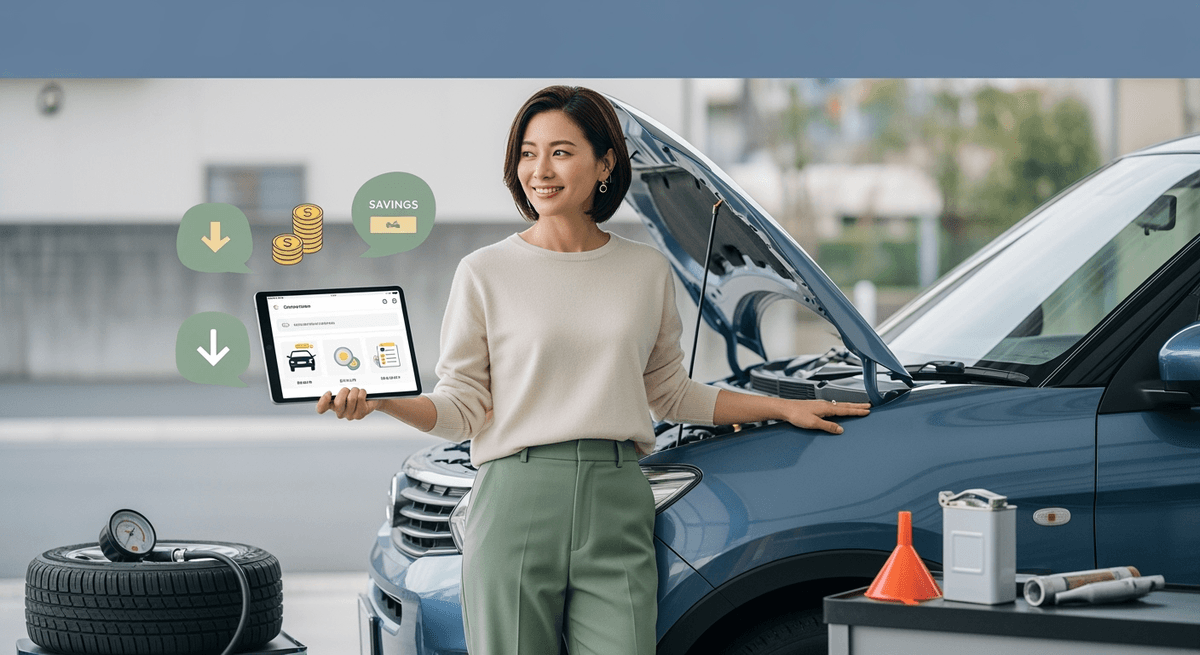 今すぐできる！車の維持費を見える化して節約する3ステップ