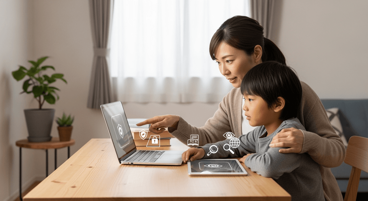 忙しい40代ママでも5分でわかる！親子で身につけるネットリテラシーの習慣とルール作りのコツ