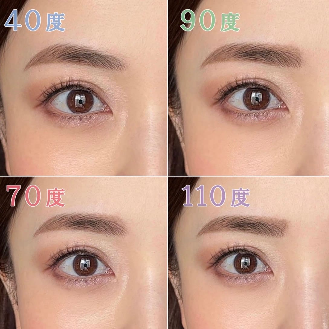 何度が正解？「眉頭の角度」で顔が変わる