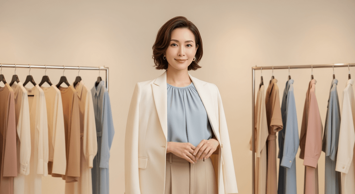 顔タイプ診断で整える！35〜45歳向け大人のコーデ術