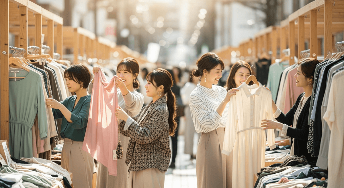 40代女性が古着市で30分以内に掘り出し物を見つける5つのチェックリスト
