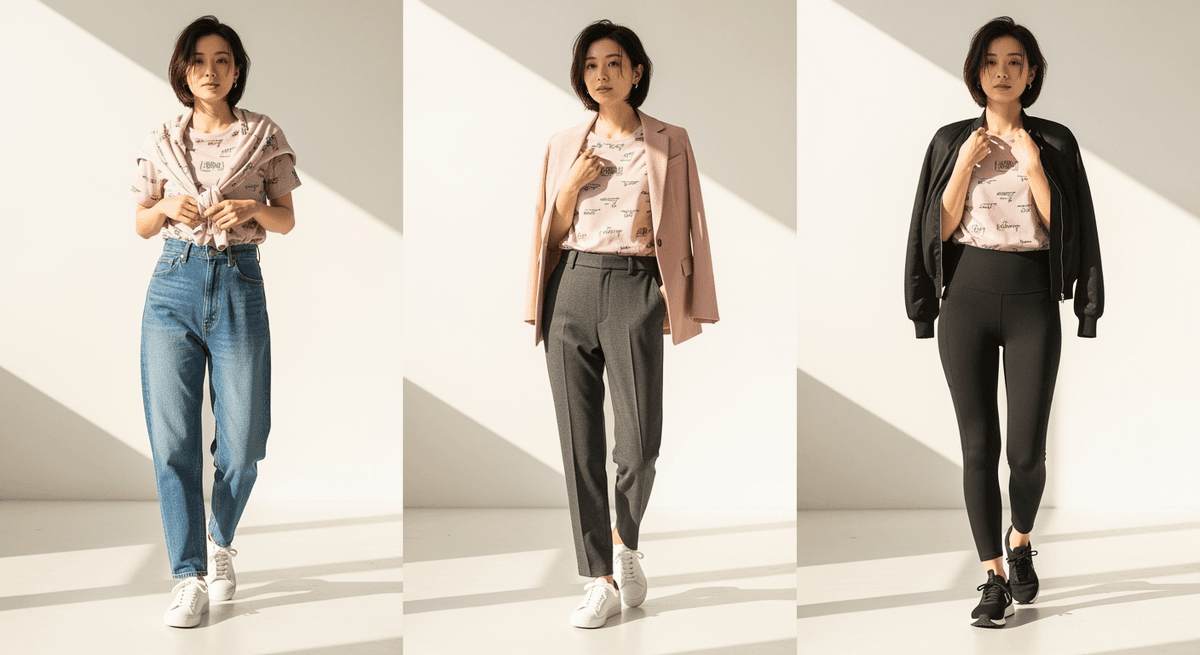 30代40代が「子どもっぽく見えない」プリントTシャツの着こなし術5選