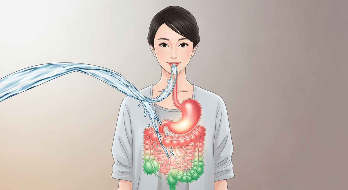 40代女性の便秘、実は水分不足が原因？1日1.2Lの正しい飲み方で腸が変わる仕組み