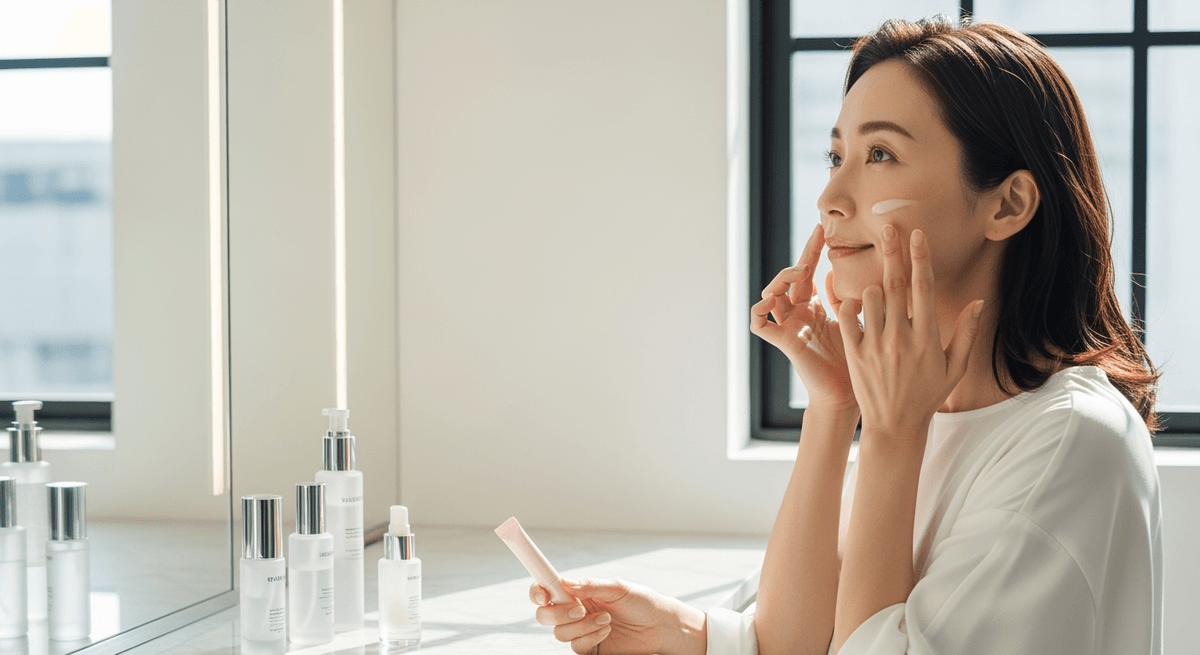 化粧崩れを抑えるスキンケア下地の作り方（水分・油分・温度の3ポイント）