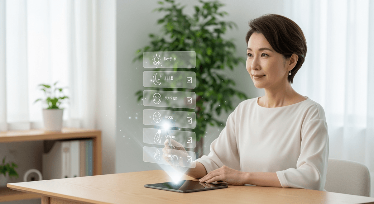 40代の「これって更年期？」を10項目でセルフチェック！体と心の変化を見極める方法