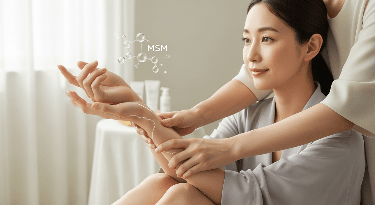40代の関節・肌・髪が気になる人が知っておきたいMSM（メチルサルフォニルメタン）の基礎知識