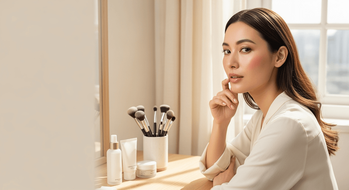 40代・50代向けナチュラルメイクの作り方：光・影・質感で整えて見せる実践テクニック