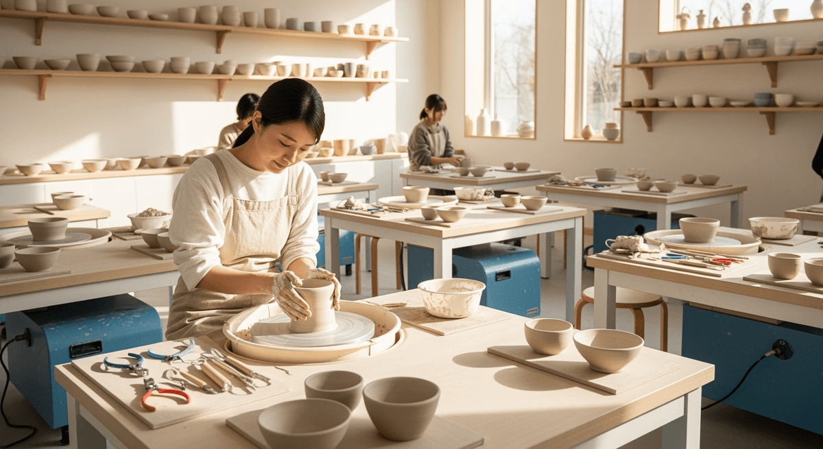 忙しい30代・40代が「続けられる陶芸教室」を見分ける5つのチェックポイント