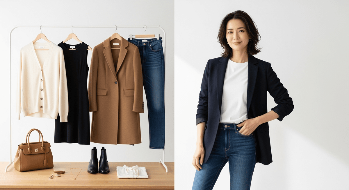 35-45歳大人のためのベーシック着こなし3つの鉄則｜毎日迷わない服選び