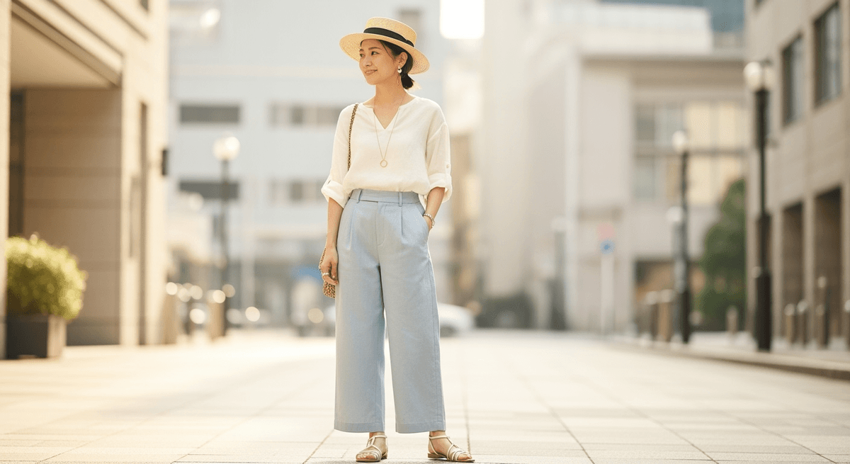 35-45歳の大人女性向け｜真夏日を涼しく保つ3つの着こなし術