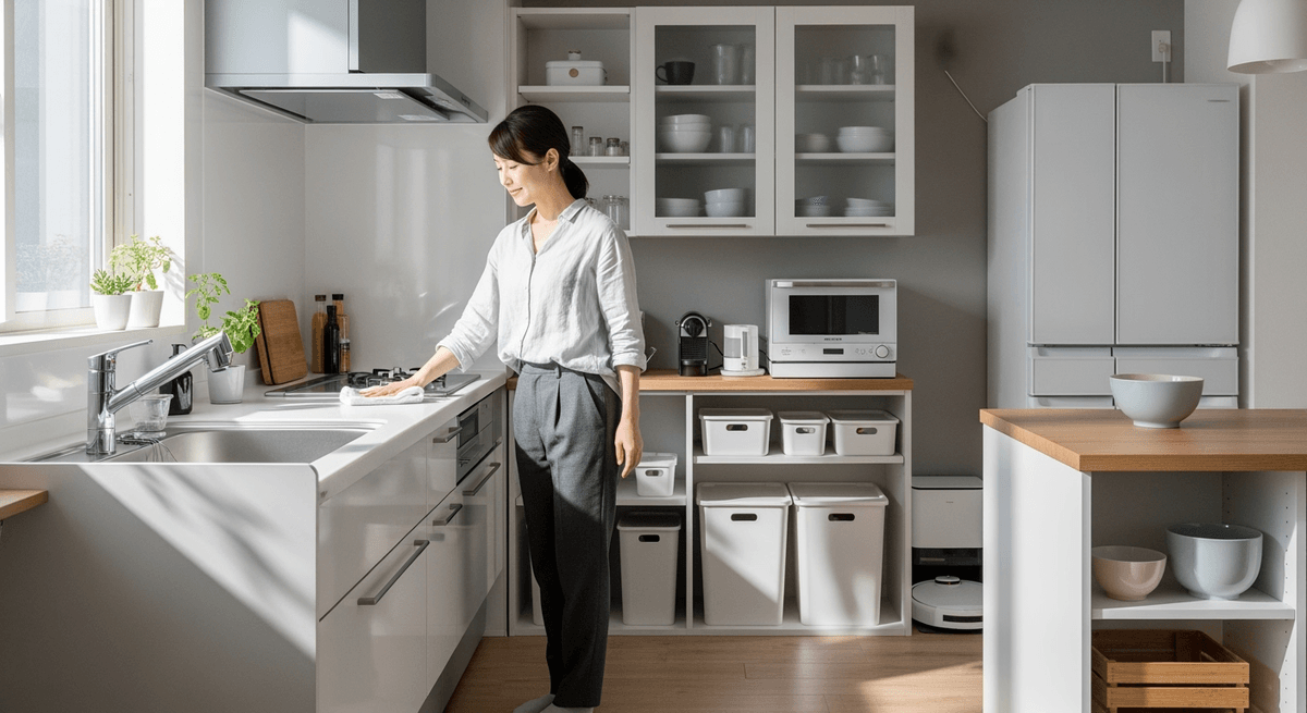 探す・迷うを断つだけで毎日30分の余裕！忙しい30代・40代の時短家事術5選