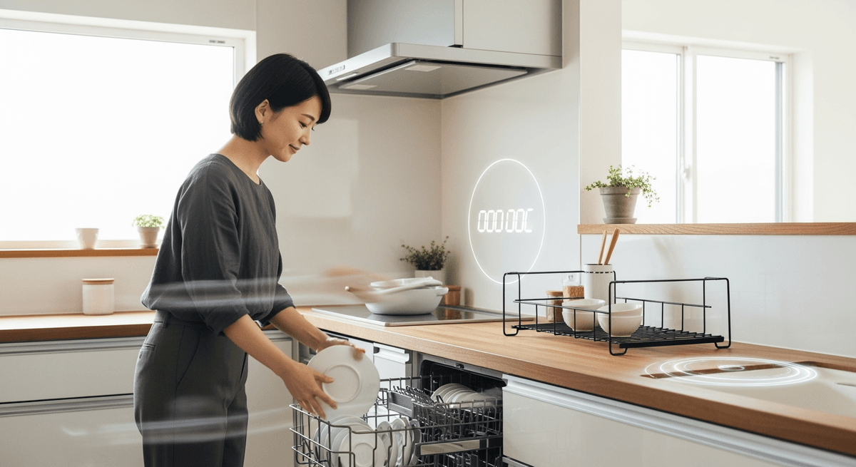編集部実証｜食器洗いが半分の時間に！30代40代が実践する3ステップ時短術