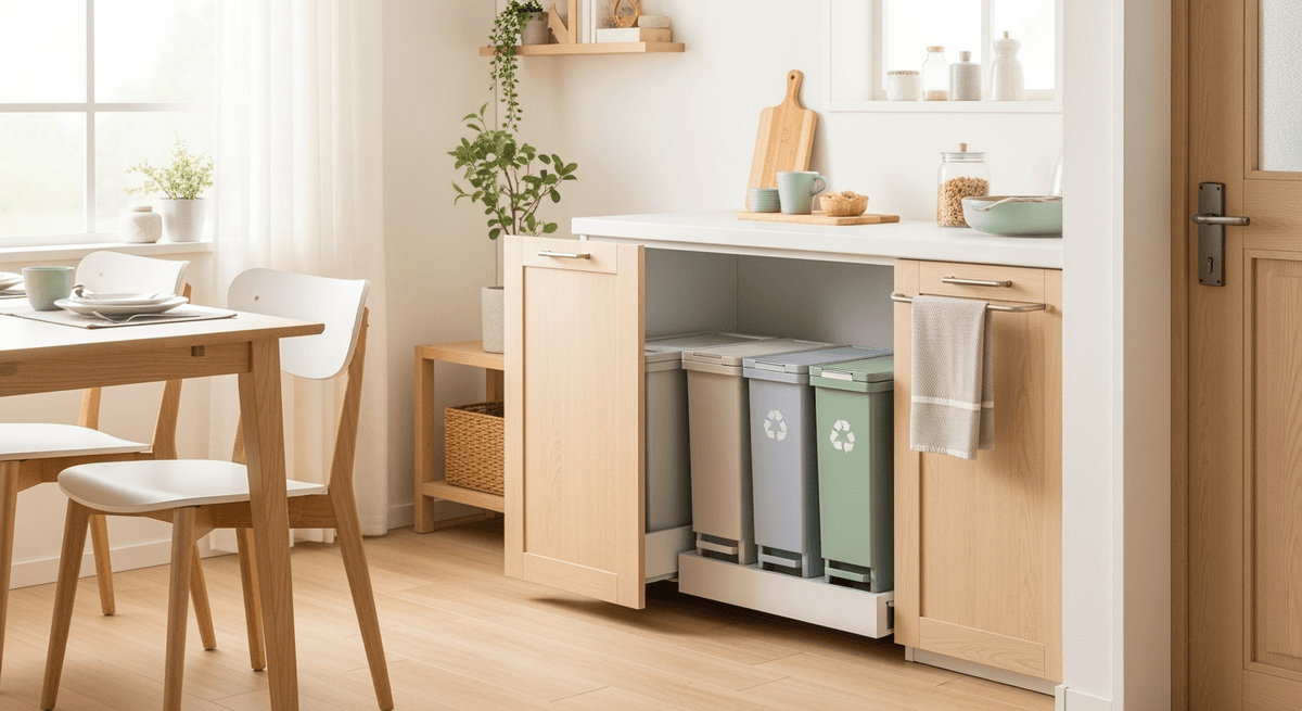 【分別ゴミ箱の配置】手間を3分の1に減らす動線アイデア7選