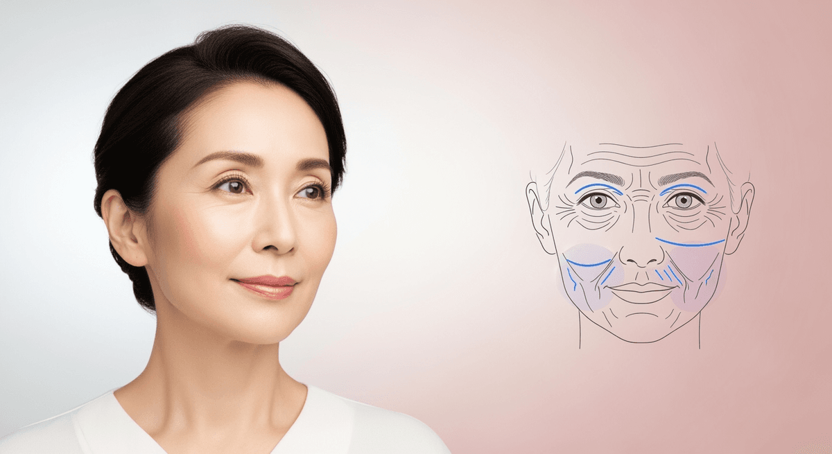 40代からのシワ見分け術｜4タイプ別の正しいケア方法がわかる完全ガイド