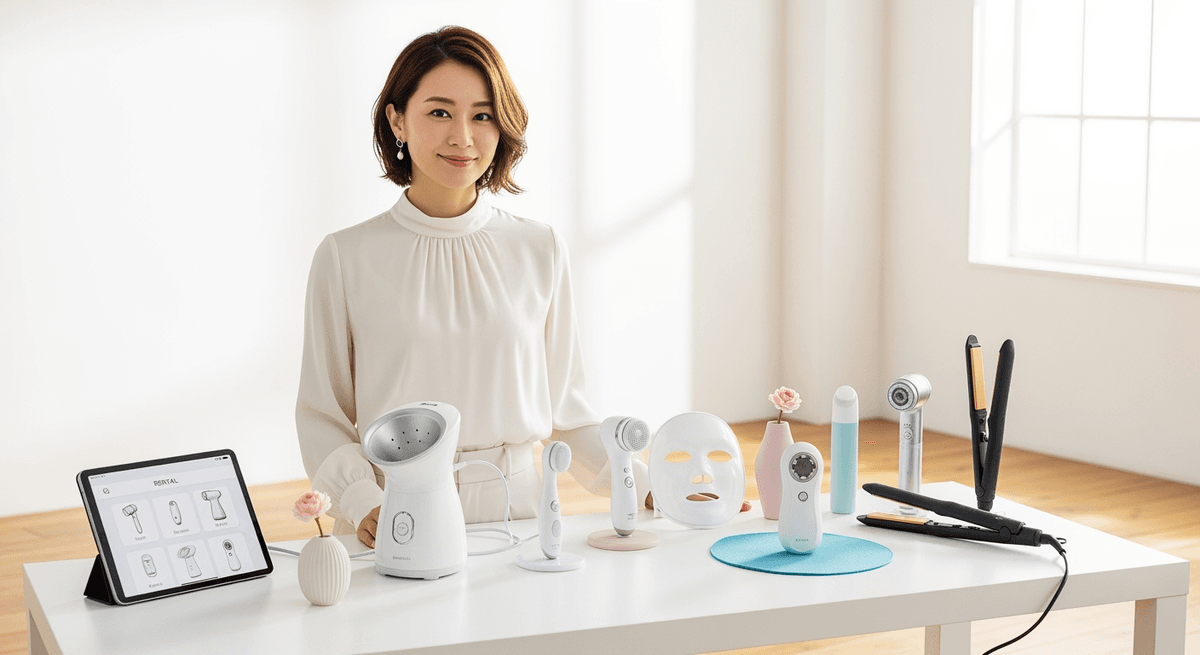 ゆらぎ世代が「買って後悔」する前に!美容家電レンタル6社の料金・補償を比較してみた