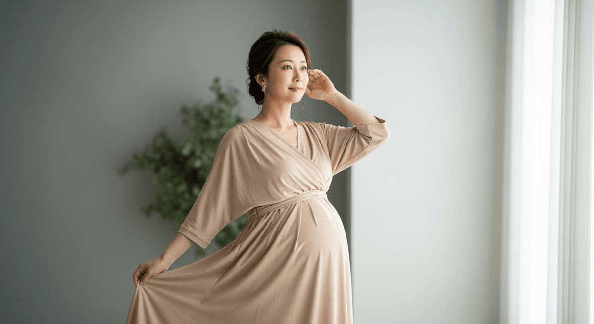 35〜45歳が迷わない!通勤&産後まで使えるマタニティ服の3つの正解