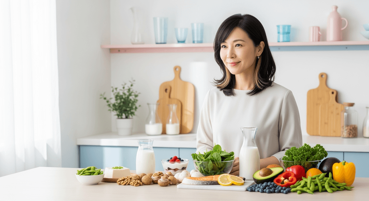更年期に不足しがちな栄養素と食事でできる対策