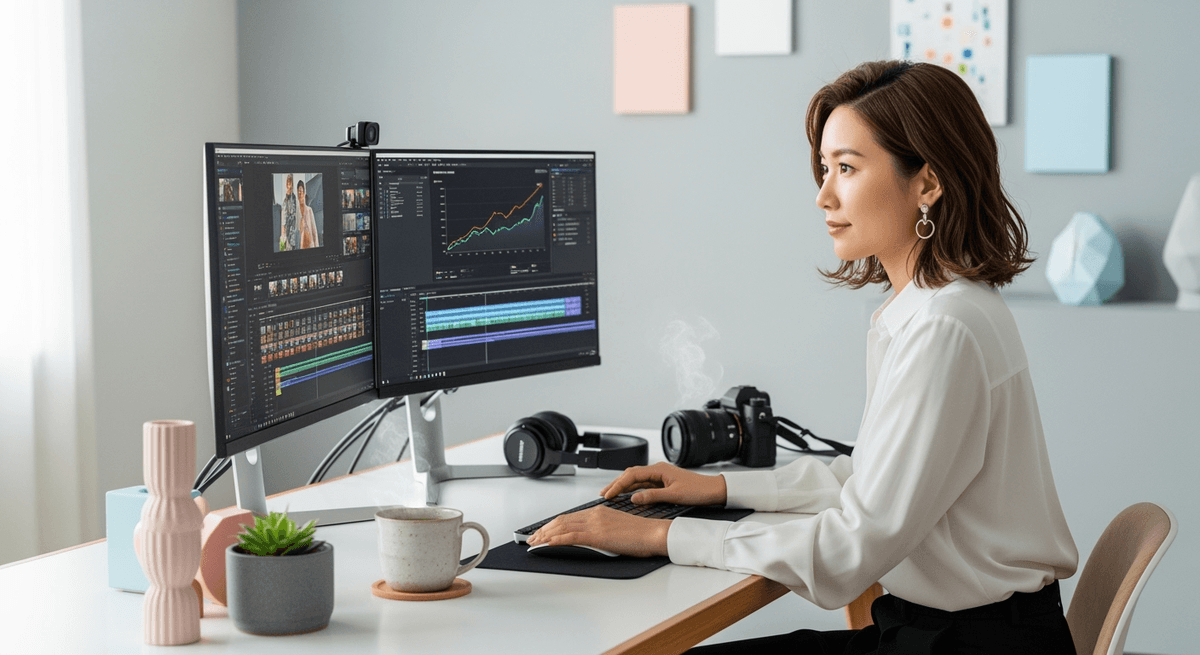 35歳からの動画編集で最初の10万円を90日で稼ぐ3ステップ