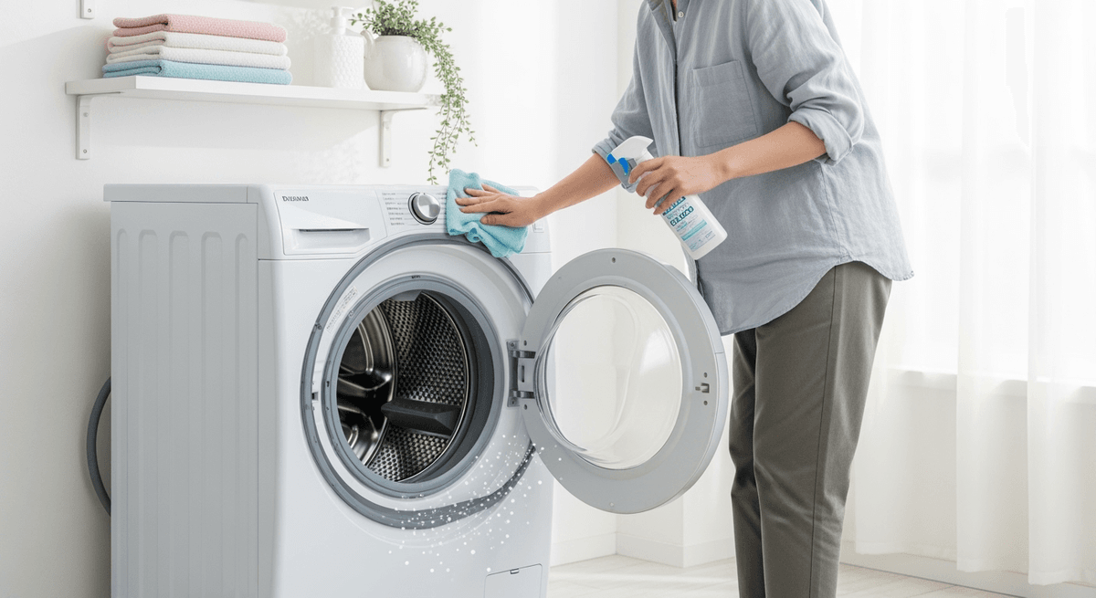 洗濯機のにおいを防ぐ3つの簡単掃除法と日常メンテで生乾き解消